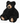 Wild Republic: Snuggleluvs Black Bear Weighted Stuffed Animal 15"